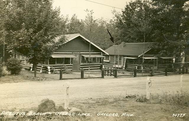 Gaylord Michigan Arbutus Beach Otsego Lake (newer photo)